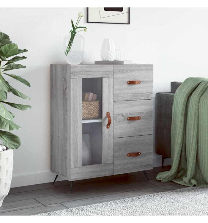 Buffet sonoma gris 69,5x34x90 cm bois d'ingénierie | Mobilier & Déco
