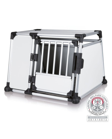 TRIXIE Boîte de transport pour animaux de compagnie L Aluminium | Mobilier & Déco