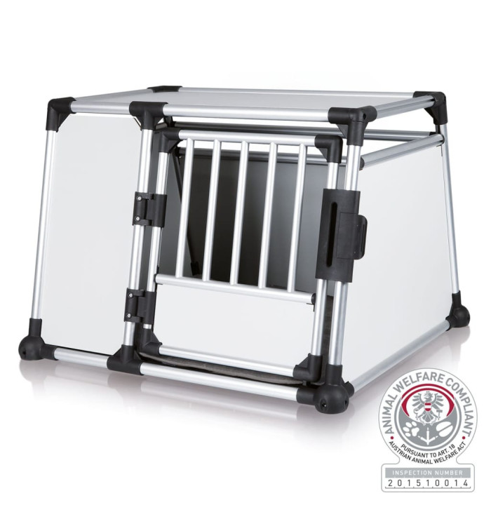 TRIXIE Boîte de transport pour animaux de compagnie L Aluminium | Mobilier & Déco