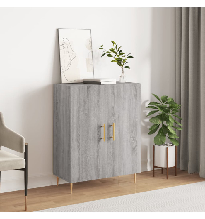 Buffet sonoma gris 69,5x34x90 cm bois d'ingénierie | Mobilier & Déco