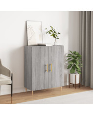 Buffet sonoma gris 69,5x34x90 cm bois d'ingénierie | Mobilier & Déco