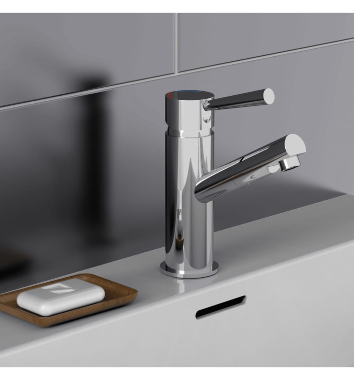 SCHÜTTE Mitigeur de lavabo STOCKHOLM chrome | Mobilier & Déco