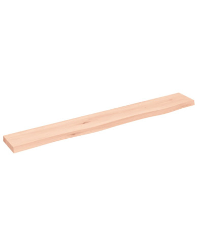 Étagère murale 80x10x2 cm bois de chêne massif non traité | Mobilier & Déco