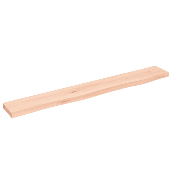 Étagère murale 80x10x2 cm bois de chêne massif non traité | Mobilier & Déco