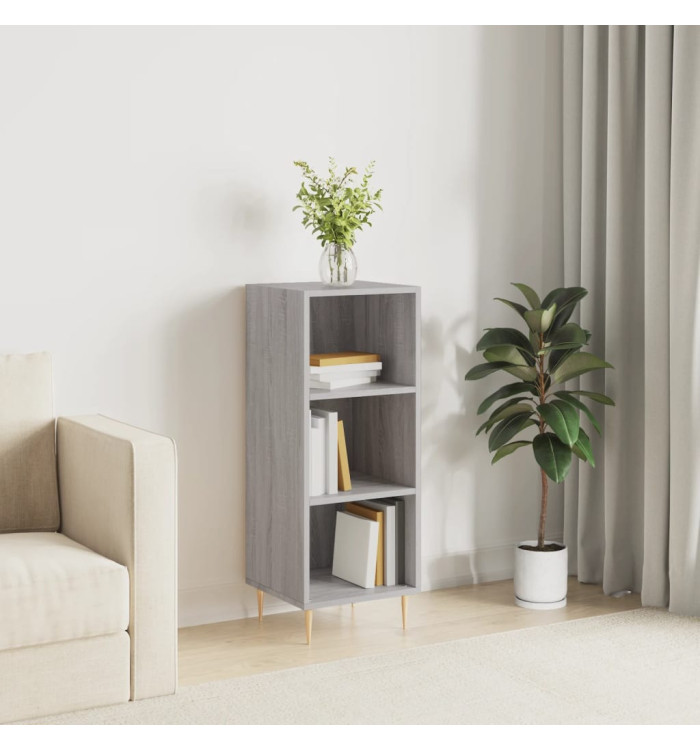 Buffet sonoma gris 34,5x32,5x90 cm bois d'ingénierie | Mobilier & Déco