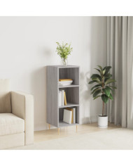 Buffet sonoma gris 34,5x32,5x90 cm bois d'ingénierie | Mobilier & Déco