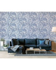 DUTCH WALLCOVERINGS Papier peint Liquid Marble Bleu | Mobilier & Déco