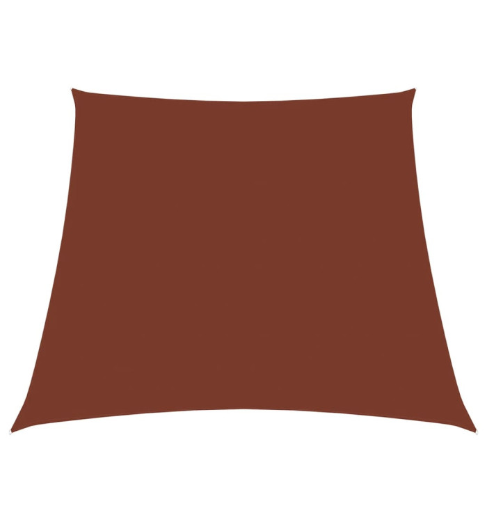 Voile de parasol Tissu Oxford trapèze 3/5x4 m Terre cuite | Mobilier & Déco