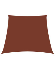 Voile de parasol Tissu Oxford trapèze 3/5x4 m Terre cuite | Mobilier & Déco