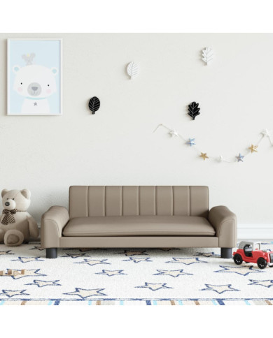 Canapé pour enfants cappuccino 90x53x30 cm similicuir | Mobilier & Déco