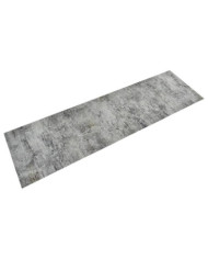 Tapis de cuisine lavable impression béton 45x150 cm velours | Mobilier & Déco