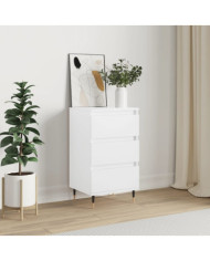 Buffet blanc 40x35x70 cm bois d’ingénierie | Mobilier & Déco