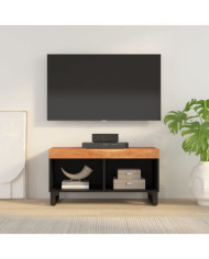Meuble TV 85x33x43,5 cm bois d'acacia massif | Mobilier & Déco