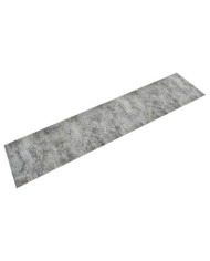 Tapis de cuisine lavable impression béton 60x300 cm velours | Mobilier & Déco