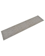 Tapis de cuisine lavable impression losange 60x300 cm velours | Mobilier & Déco