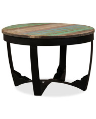 Table basse bois de récupération massif 60x40 cm | Mobilier & Déco