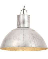 Lampe suspendue 25 W Argenté Rond 48 cm E27 | Mobilier & Déco