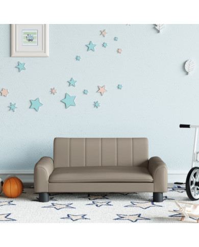 Canapé pour enfants cappuccino 70x45x30 cm similicuir | Mobilier & Déco