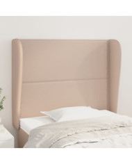 Tête de lit avec oreilles Cappuccino 83x23x118/128cm Similicuir | Mobilier & Déco