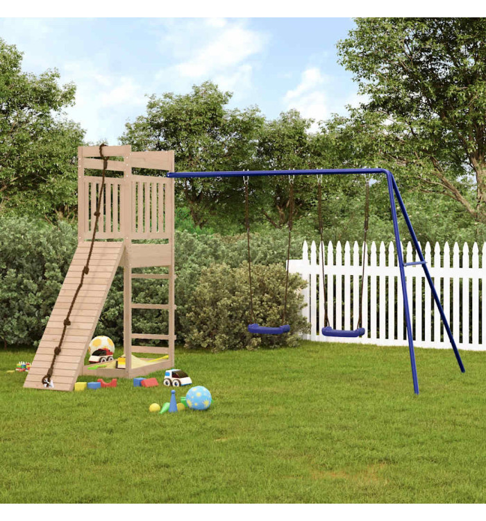 Ensemble de jeu d'extérieur bois de pin massif | Mobilier & Déco