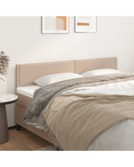 Têtes de lit 2 pcs Cappuccino 80x5x78/88 cm Similicuir | Mobilier & Déco
