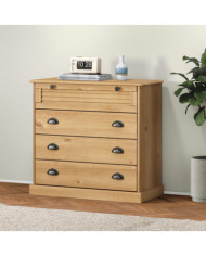 Commode VIGO 80x40x76 cm bois massif de pin | Mobilier & Déco