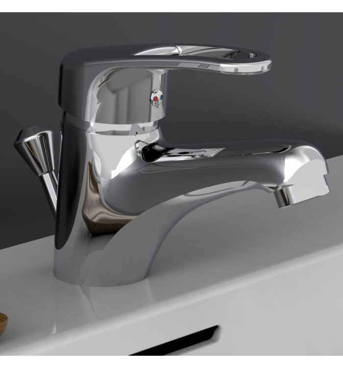 SCHÜTTE Mitigeur de lavabo BATONI chrome | Mobilier & Déco