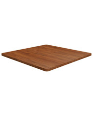 Dessus de table carré Marron foncé80x80x2,5cm Bois chêne traité | Mobilier & Déco