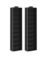 Étagères suspendues de rangement 2 pcs 10 niveaux Tissu | Mobilier & Déco