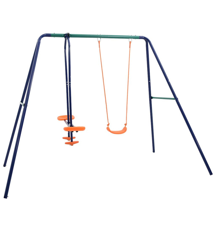 Ensemble de balançoire 3 places Acier | Mobilier & Déco