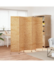 Cloison de séparation 5 panneaux 205x180 cm hyacinthe d'eau | Mobilier & Déco