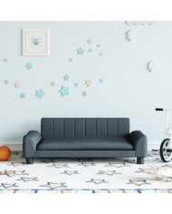 Canapé pour enfants gris foncé 90x53x30 cm tissu | Mobilier & Déco