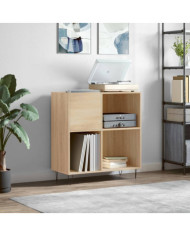 Armoire à disques chêne sonoma 84,5x38x89 cm bois d'ingénierie | Mobilier & Déco