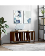 Armoire à disques chêne marron 100x38x48 cm bois d'ingénierie | Mobilier & Déco