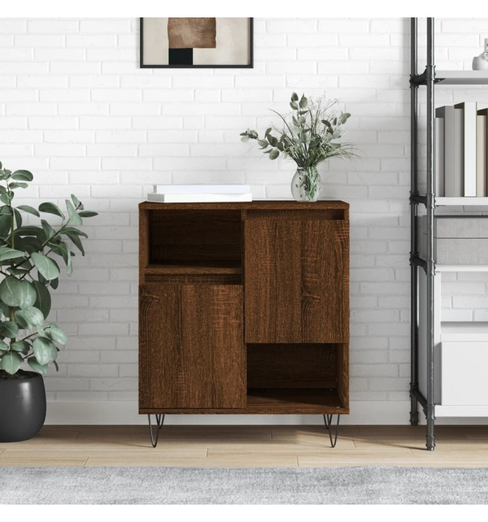 Buffet Chêne marron 60x35x70 cm Bois d'ingénierie | Mobilier & Déco
