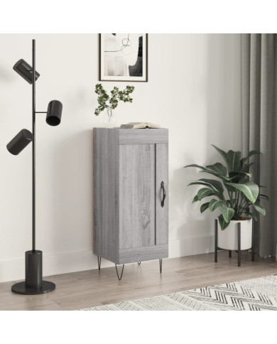 Buffet Sonoma gris 34,5x34x90 cm Bois d'ingénierie | Mobilier & Déco