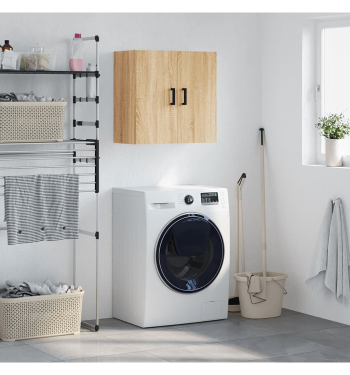 Armoire murale chêne sonoma 60x31x60 cm bois d'ingénierie | Mobilier & Déco