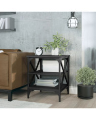 Table d'appoint Noir 40x42x50 cm Bois d’ingénierie | Mobilier & Déco