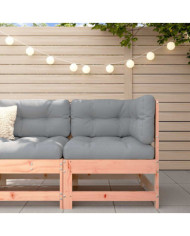 Canapé d'angle avec coussins bois massif douglas | Mobilier & Déco