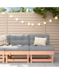 Canapés centraux avec coussins 2 pcs bois massif douglas | Mobilier & Déco