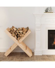 Porte-bûches 47x39,5x48 cm Bois massif de pin | Mobilier & Déco