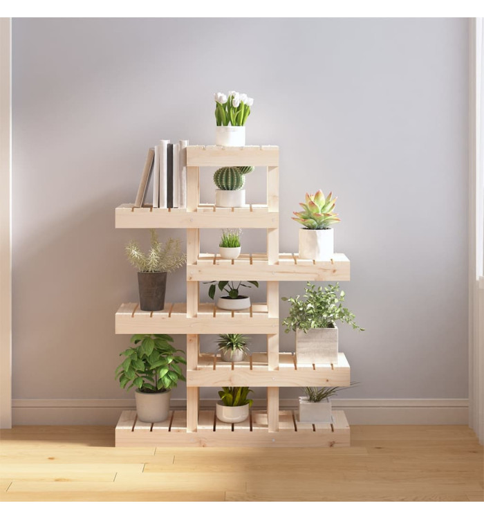 Support à plantes 85x25x109,5 cm Bois massif de pin | Mobilier & Déco
