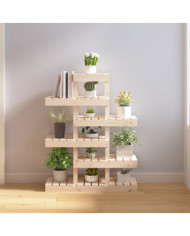 Support à plantes 85x25x109,5 cm Bois massif de pin | Mobilier & Déco