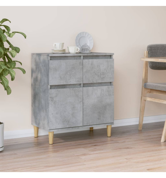 Buffet Gris béton 60x35x70 cm Bois d'ingénierie | Mobilier & Déco