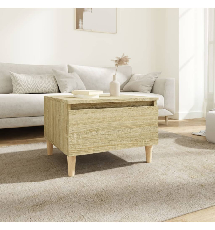 Table d'appoint Chêne sonoma 50x46x35 cm Bois d'ingénierie | Mobilier & Déco