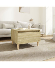 Table d'appoint Chêne sonoma 50x46x35 cm Bois d'ingénierie | Mobilier & Déco