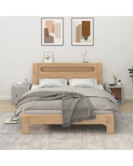 Tables de chevet 2 pcs Gris béton 50x39x47 cm | Mobilier & Déco