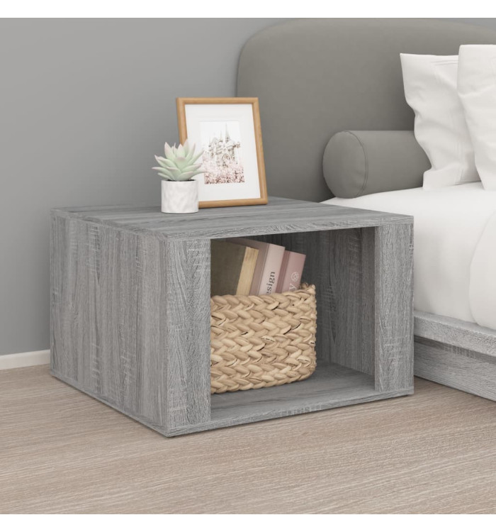 Table de chevet Sonoma gris 57x55x36 cm Bois d'ingénierie | Mobilier & Déco