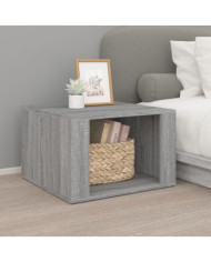 Table de chevet Sonoma gris 57x55x36 cm Bois d'ingénierie | Mobilier & Déco