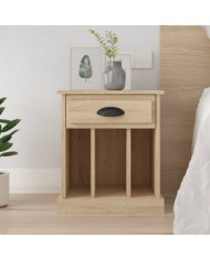 Table de chevet chêne sonoma 43x36x50 cm | Mobilier & Déco